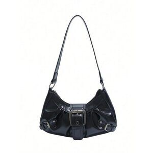 5380 Y2k Purse Goth Handbag Buckle Punk Hobo Shoulder Bag Clutch Purses